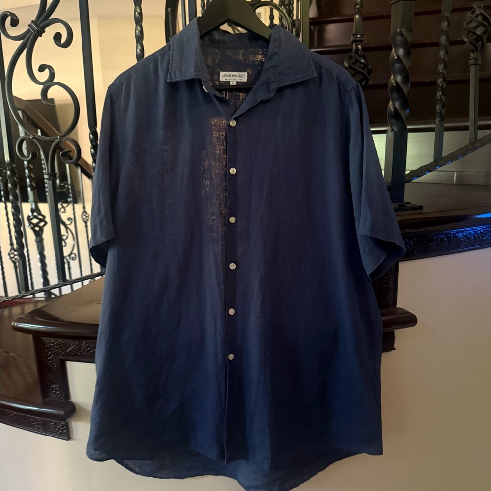 Patella Barney’s New York Linen Shirt L